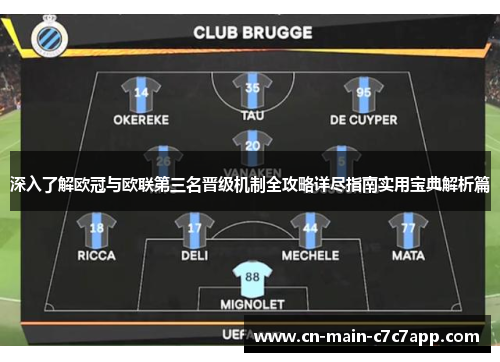 深入了解欧冠与欧联第三名晋级机制全攻略详尽指南实用宝典解析篇 深入了解欧冠与欧联第三名晋级机制全攻略详尽指南实用宝典解析篇